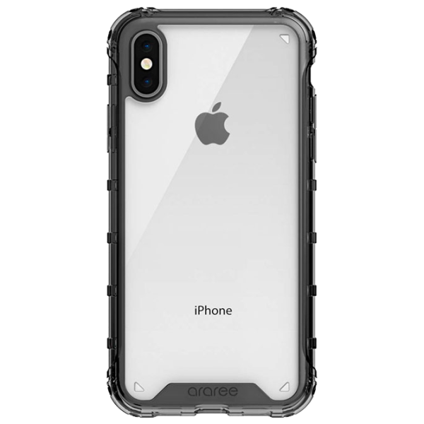 Чехол для смартфона Apple iPhone X/ XS Araree/ Back/ TPU/ Прозрачный Черный photo 1 Чехол для смартфона Apple iPhone X/ XS Araree/ Back/ TPU/ Прозрачный Черный photo 1