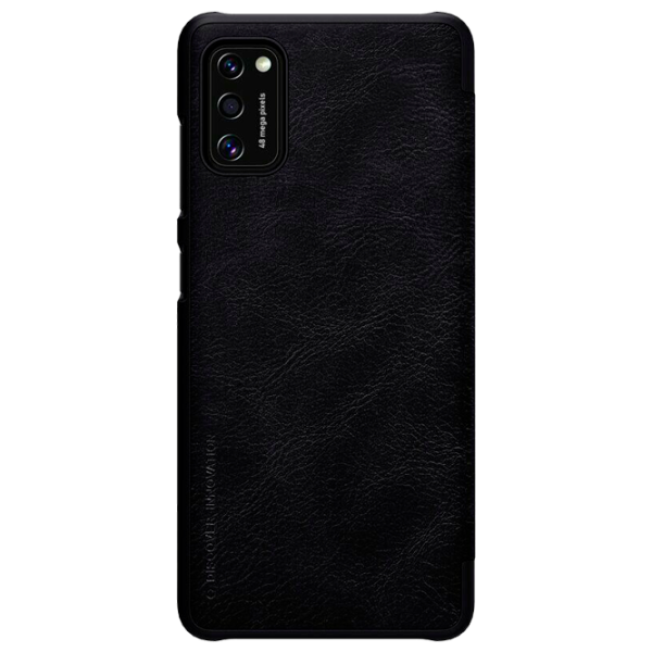 Husă pentru smartphone Samsung Galaxy A41 Nillkin/ Flip Cover/ Leather/ TPU/ Black photo 1