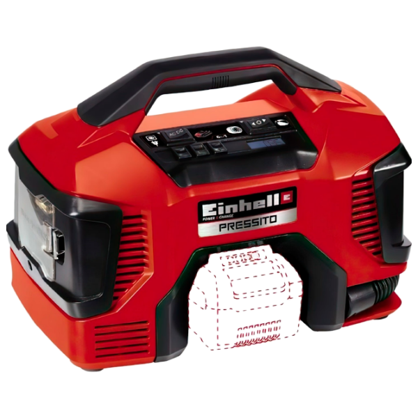 Compresor auto Einhell 6 in 1 Pressito 11 Bar Pxc Solo (40.204.60) 21 l/ min/ 11 bar photo 1