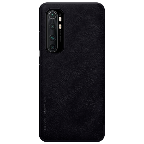 Чехол для смартфона Xiaomi Mi Note 10 Lite Nillkin/ Flip Cover/ Leather/ TPU/ Черный photo 1 Чехол для смартфона Xiaomi Mi Note 10 Lite Nillkin/ Flip Cover/ Leather/ TPU/ Черный photo 1