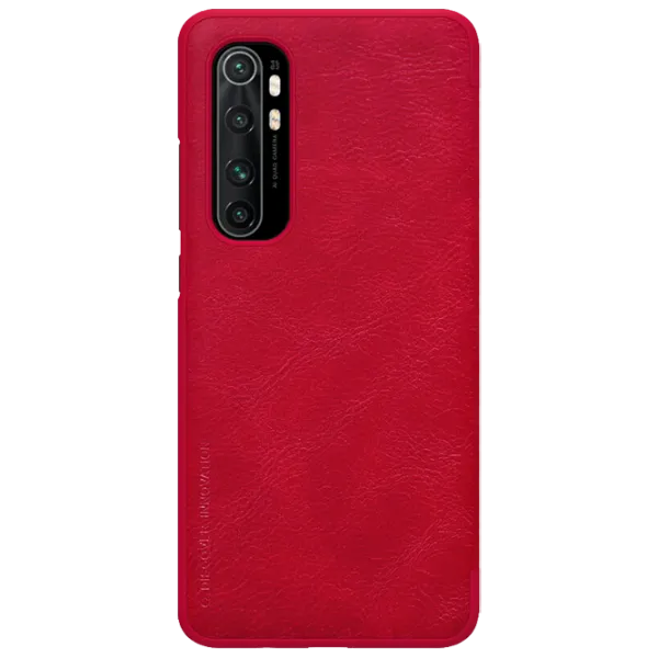 Чехол для смартфона Xiaomi Mi Note 10 Lite Nillkin/ Flip Cover/ Leather/ TPU/ Красный photo 1 Чехол для смартфона Xiaomi Mi Note 10 Lite Nillkin/ Flip Cover/ Leather/ TPU/ Красный photo 1