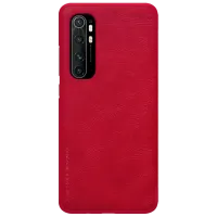 Husă pentru smartphone Xiaomi Mi Note 10 Lite Nillkin/ Flip Cover/ Leather/ TPU/ Red