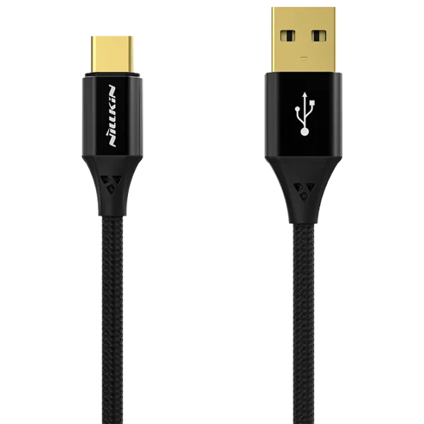 Cablu pentru telefon Speed Nillkin USB Type-A + USB Type-C 1 m/ Black photo 1