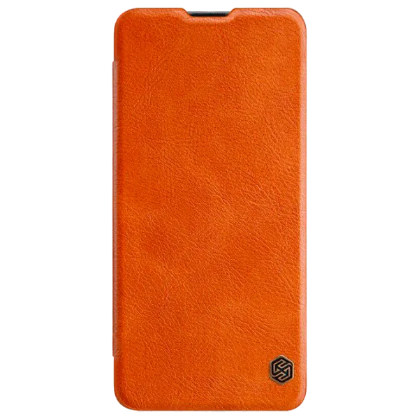 Husă pentru smartphone Samsung Galaxy A41 Nillkin/ Flip Cover/ Leather/ TPU/ Brown photo 1