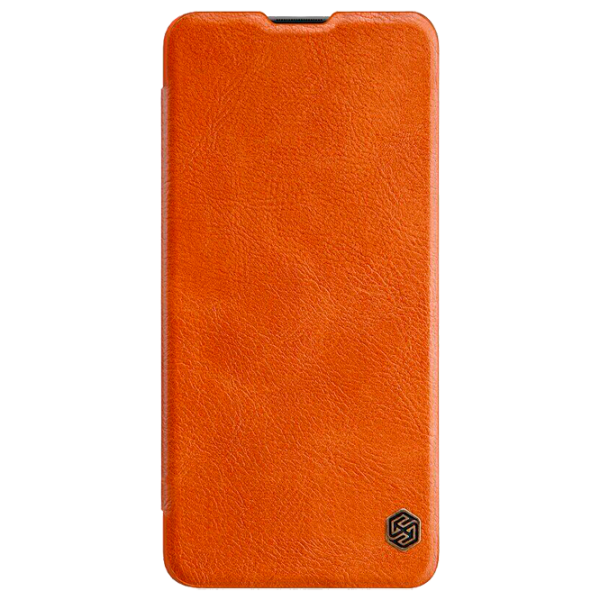 Husă pentru smartphone Samsung Galaxy A41 Nillkin/ Flip Cover/ Leather/ TPU/ Brown photo 1