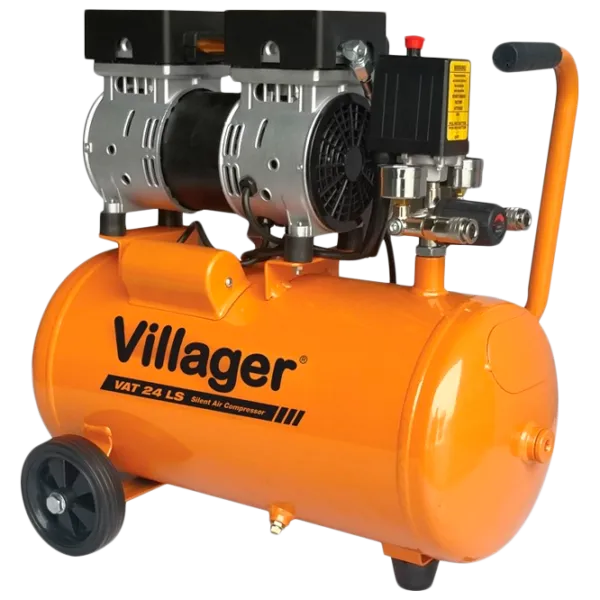 Compresor Villager VAT 24 LS Portativ/ Cu piston photo 1