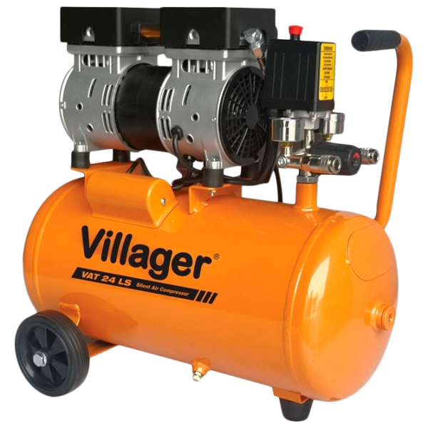 Compresor Villager VAT 24 LS Portativ/ Cu piston photo 1