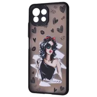 Чехол для смартфона Xiaomi Mi 11 Lite/ 11 Lite 5G NE WAVE/ Back/ TPU/ PC/ Прозрачный Черный