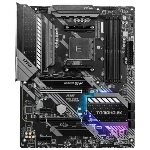 Материнская плата MSI MAG B550 TOMAHAWK ATX/ AMD B550 photo 1 Материнская плата MSI MAG B550 TOMAHAWK ATX/ AMD B550 photo 1