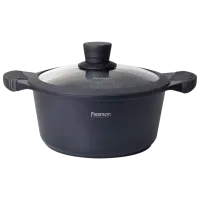 Кастрюля Fissman 5042 4.3 л Алюминий/ Черный