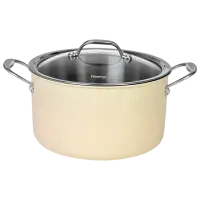Cratiță Fissman 5462 3.7 l Inox/ Cream