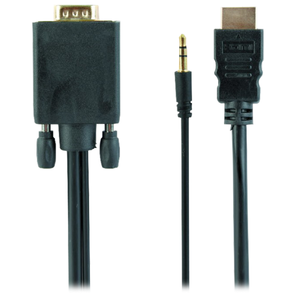 Кабель видео Cablexpert VGA + HDMI 1.8 м/ Черный photo 1