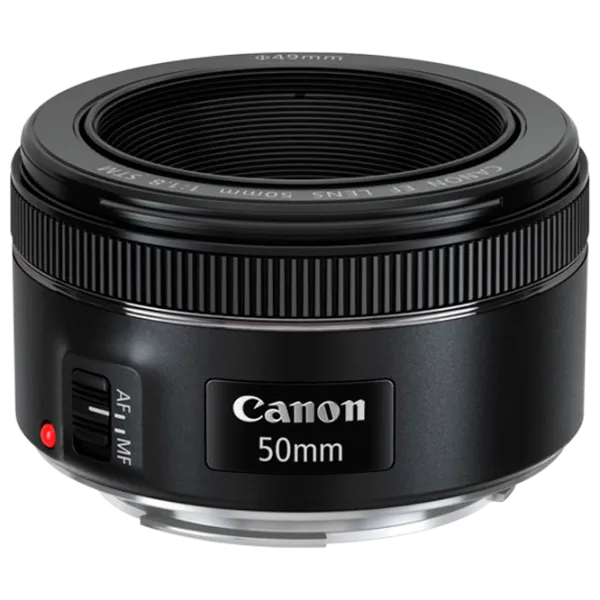 Объектив Canon EF 50 mm f/ 1.8 STM Черный photo 1