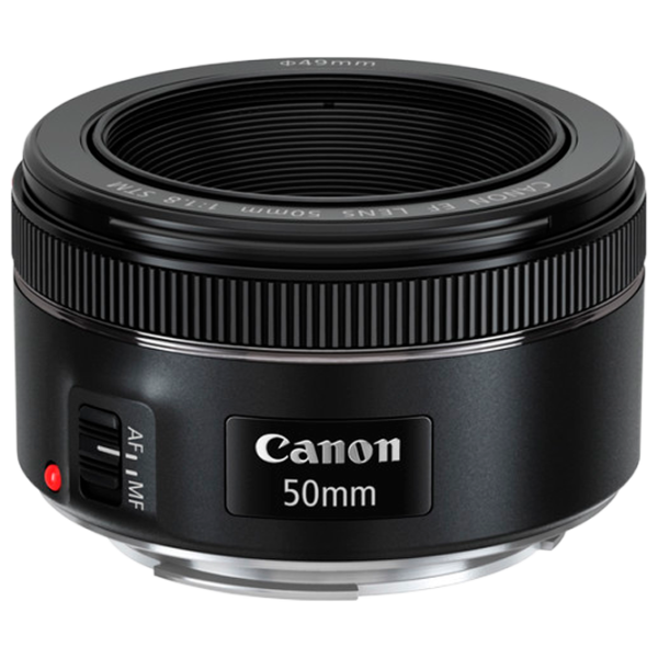 Объектив Canon EF 50 mm f/ 1.8 STM Черный photo 1