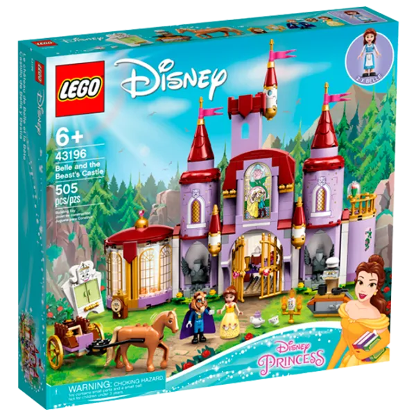 Детский конструктор LEGO Belle and the Beast Castle Замок/ Lavender Purple photo 1