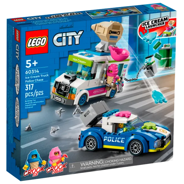 Детский конструктор LEGO Отслеживание машины мороженого Автомобиль/ Синий photo 1