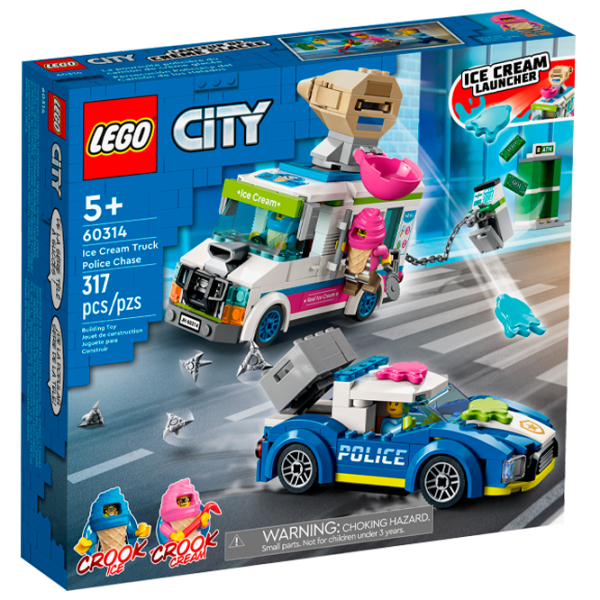 Детский конструктор LEGO Отслеживание машины мороженого Автомобиль/ Синий photo 1