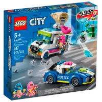 Детский конструктор LEGO Отслеживание машины мороженого Автомобиль/ Синий