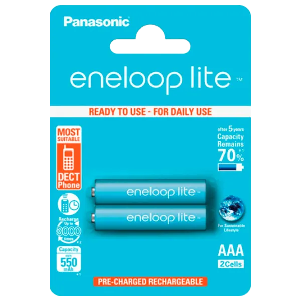 Baterie Panasonic Lithium AAA 1.2 V/ 2 buc. photo 1