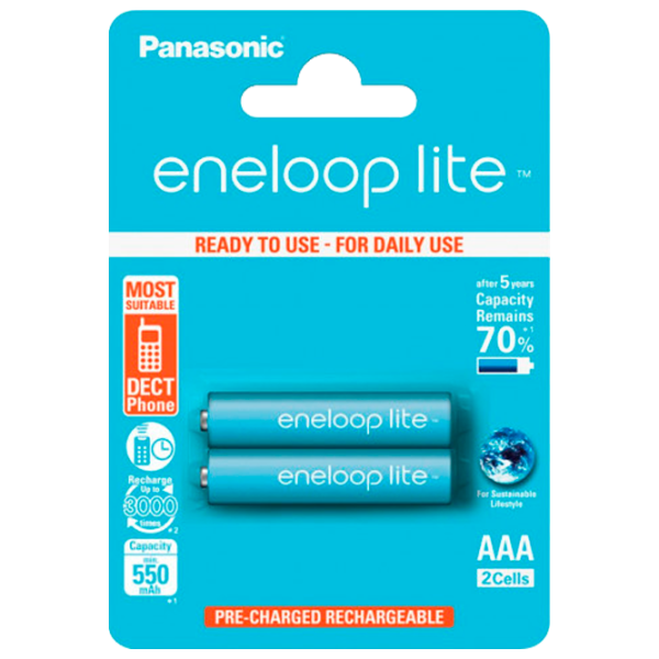 Baterie Panasonic Lithium AAA 1.2 V/ 2 buc. photo 1