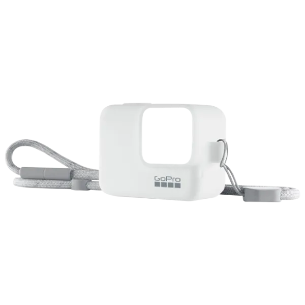 Husă GoPro Sleeve + Lanyard White photo 1