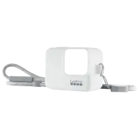 Husă GoPro Sleeve + Lanyard White