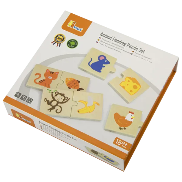 Пазл 2D VIGA Animal Feeding Puzzle Set 1.5+/ Количество деталей: 24 photo 1 Пазл 2D VIGA Animal Feeding Puzzle Set 1.5+/ Количество деталей: 24 photo 1