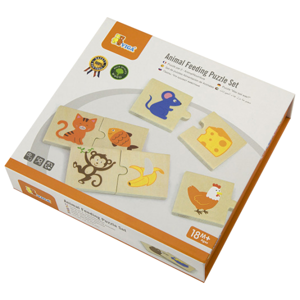 Пазл 2D VIGA Animal Feeding Puzzle Set 1.5+/ Количество деталей: 24 photo 1 Пазл 2D VIGA Animal Feeding Puzzle Set 1.5+/ Количество деталей: 24 photo 1