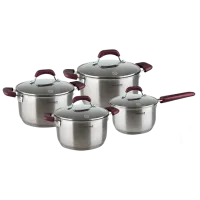 Набор кастрюль Rondell RDS-824 5.6л Нержавеющая сталь / Стальной