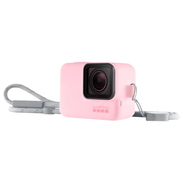 Accessories For Actiona Camera GoPro Sleeve + Lanyard Pink photo 1