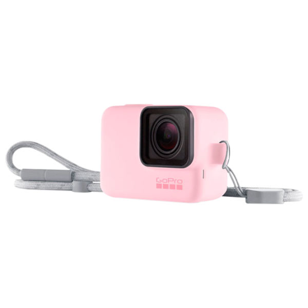 Accessories For Actiona Camera GoPro Sleeve + Lanyard Pink photo 1