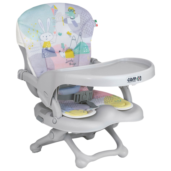 Стульчик для кормления CAM Smarty Pop (2600000090643) Бустер/ 6 месяцев/ Серый photo 1 Стульчик для кормления CAM Smarty Pop (2600000090643) Бустер/ 6 месяцев/ Серый photo 1
