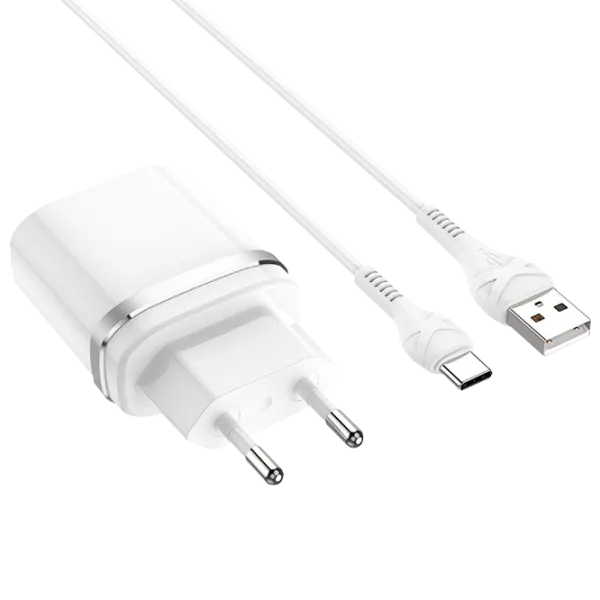 Încărcător de rețea Rival USB QC3.0 (Type-C) 3 A/ White photo 1
