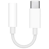 Адаптер MU7E2ZMA Apple USB Type-C + 3.5 mm 0.1 м/ Белый
