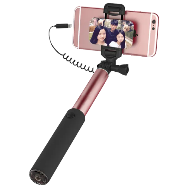 Selfie Stick Rock ROT0757 Lightning/ Rose Gold photo 1