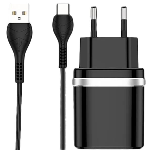 Сетевое зарядное устройство Rival USB QC3.0 (Type-C) 3 A/ Черный photo 1