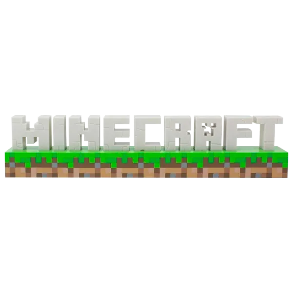 Настольная лампа фан Paladone Minecraft Logo Черный photo 1