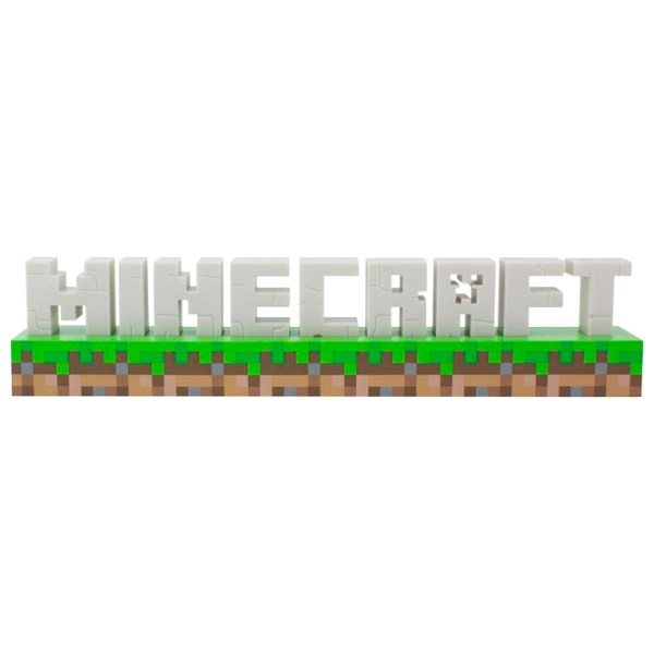 Настольная лампа фан Paladone Minecraft Logo Черный photo 1