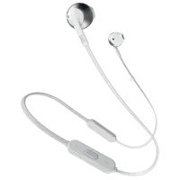 Наушники JBL T205BT Хром Серебристый Беспроводные/ Спорт