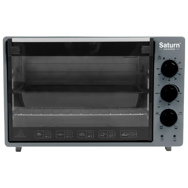 Cuptor electric Saturn ST-EC3402 34 l / 1500 W / Gray photo 1