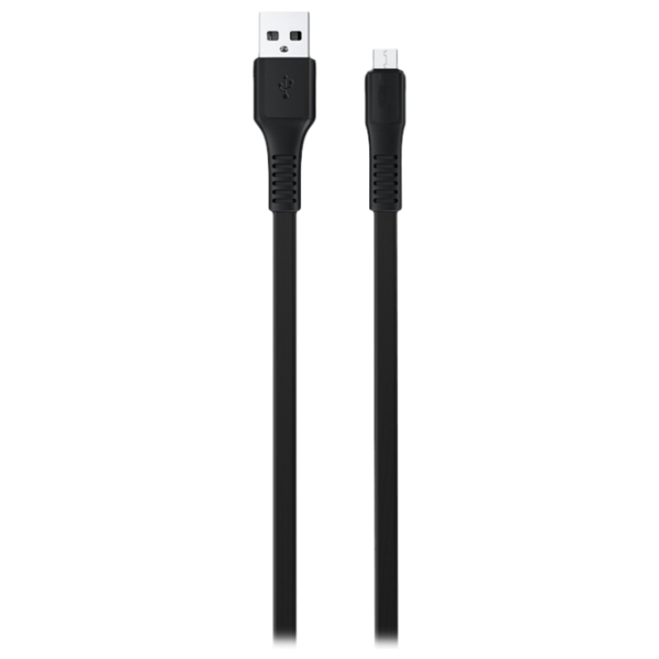 Cablu pentru telefon KDS-65 EVO USB Type-A + microUSB 1 m/ Black photo 1