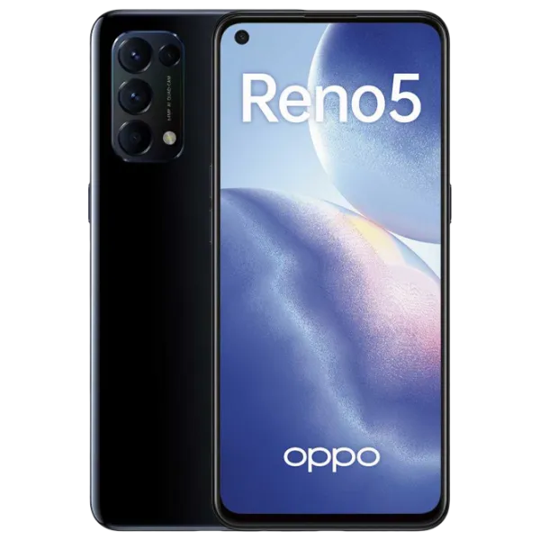 Oppo Reno 5 8 GB/ 128 GB/ Dual SIM/ Black  photo 1