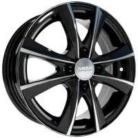 Jantă SKAD Malta-BS 44/ 6 15 " 4x114.3 Aliaj ușor/ Black