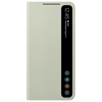 Husă pentru smartphone Samsung Galaxy S21 FE Samsung/ Smat Clear View/ PC/ Olive Green