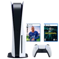 Sony PlayStation 5 + Fifa 22 + Returnal + PL PS plus 365 days 825 ГБ / Белый