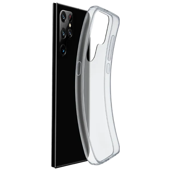 Husă pentru smartphone Samsung Galaxy S22 Ultra Cellularline/ Back/ TPU/ Transparent photo 1 Husă pentru smartphone Samsung Galaxy S22 Ultra Cellularline/ Back/ TPU/ Transparent photo 1