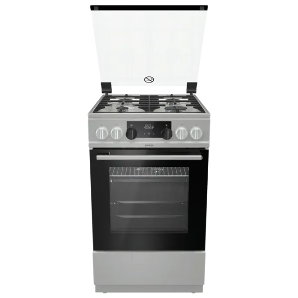 Плита Gorenje KS 5351 XF Газовая/ Нержавеющая сталь/ Черный photo 1 Плита Gorenje KS 5351 XF Газовая/ Нержавеющая сталь/ Черный photo 1