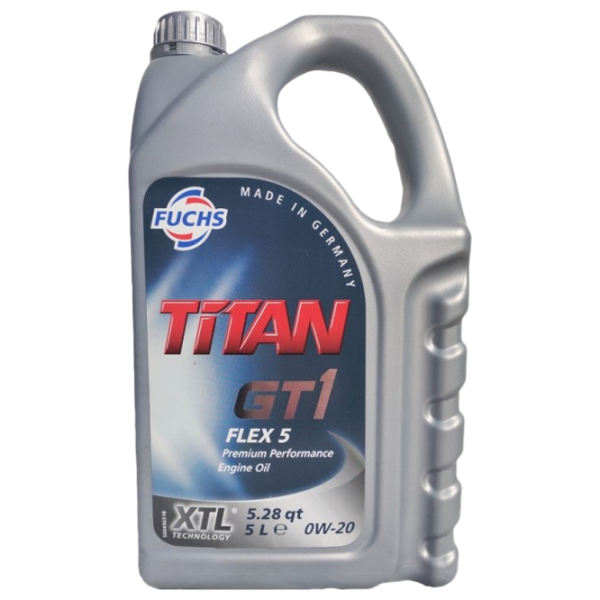 Ulei de motor Fuchs TITAN GT1 FLEX 5 0W-20 5 l sintetic photo 1 Ulei de motor Fuchs TITAN GT1 FLEX 5 0W-20 5 l sintetic photo 1