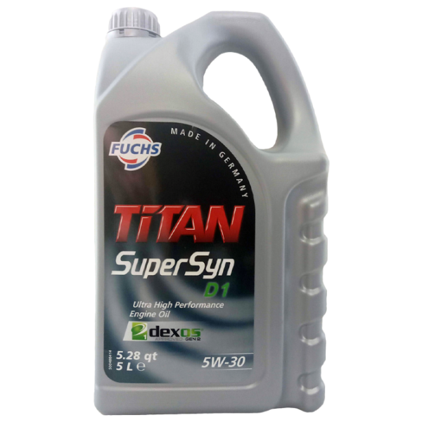 Моторное масло Fuchs TITAN SUPERSYN D1 5W-30 5 л синтетическое photo 1 Моторное масло Fuchs TITAN SUPERSYN D1 5W-30 5 л синтетическое photo 1