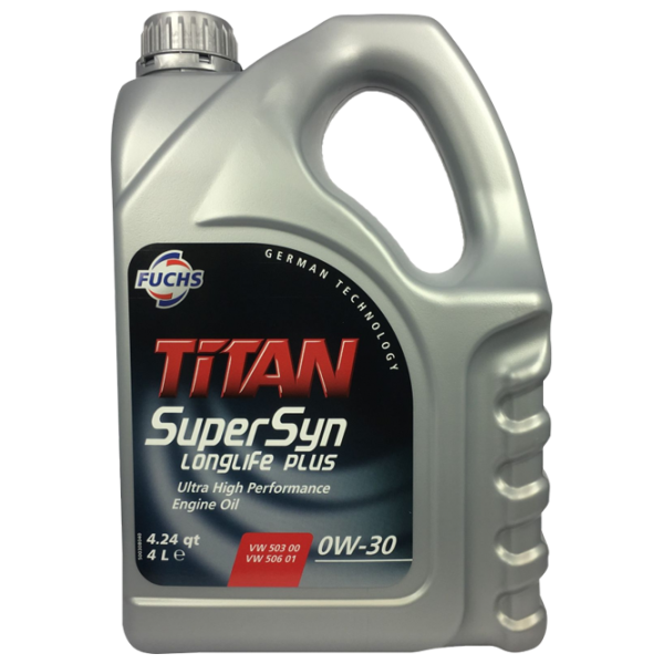 Ulei de motor Fuchs TITAN SUPERSYN LL PLUS 0W-30 4 l sintetic photo 1
